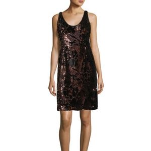 Milly Velvet Sequined Cocktail Minidress